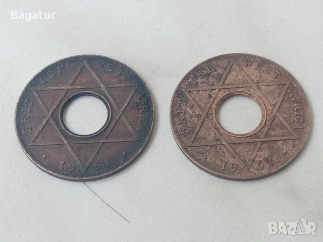 Британска Западна Африка,1952,54г,лот монети,British West Africa , снимка 15 - Нумизматика и бонистика - 51106750