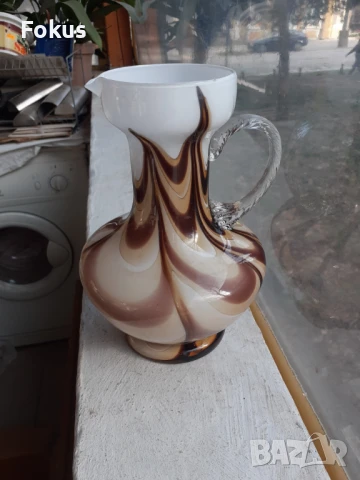 Кана "V.B. Opaline Florence" Made in Italy, снимка 4 - Антикварни и старинни предмети - 51074412