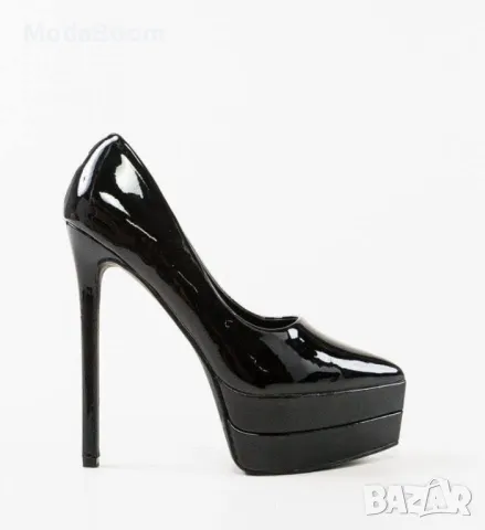 Дамски обувки на ток - лак , снимка 3 - Дамски обувки на ток - 48951732