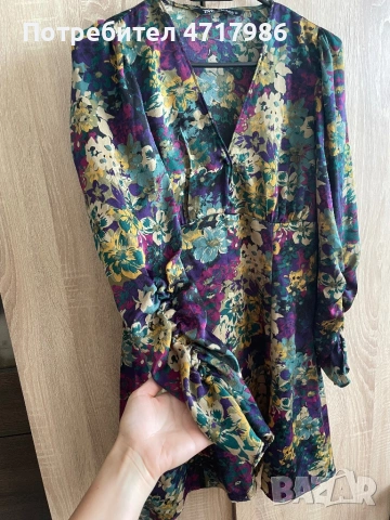 Рокля Zara размер с, снимка 3 - Рокли - 53212060