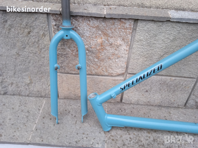 26" алуминиева рамка с вилка, снимка 2 - Части за велосипеди - 44926781