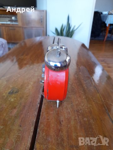 Стар часовник,будилник Mera Poltik #4, снимка 3 - Антикварни и старинни предмети - 42077677