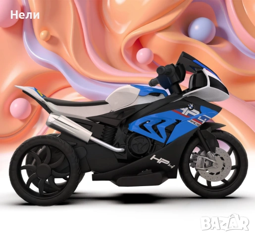 Акумулаторен МОТОР BMW HP4 12V, снимка 4 - Детски велосипеди, триколки и коли - 53221838
