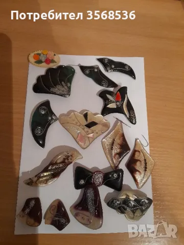 Плюшени играчки.. сърчица,обици ,брошки и др., снимка 6 - Обеци - 48899136