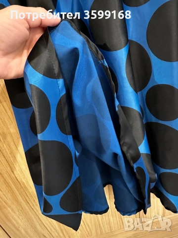 Дамска рокля от сатен, снимка 4 - Рокли - 54275368