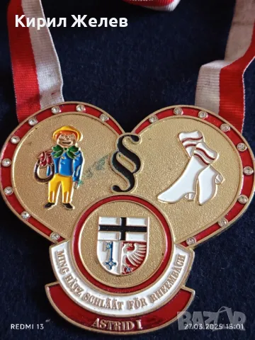 Красив детски медал за КОЛЕКЦИЯ ДЕКОРАЦИЯ БИТОВ КЪТ 49866, снимка 2 - Други ценни предмети - 49663005