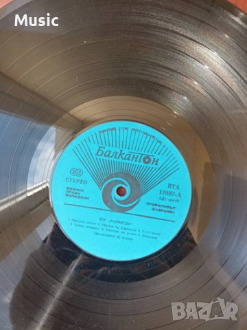 ✅BZN - голяма грамофонна плоча 