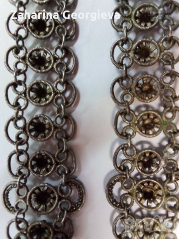 Стари сребърни възрожденски гривни , снимка 2 - Антикварни и старинни предмети - 35432454