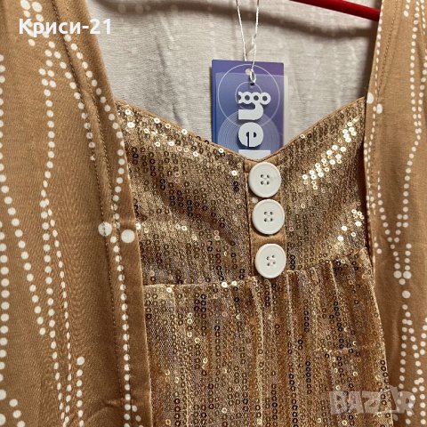 Нова Дамска блуза дълъг ръкав, снимка 2 - Блузи с дълъг ръкав и пуловери - 42496196