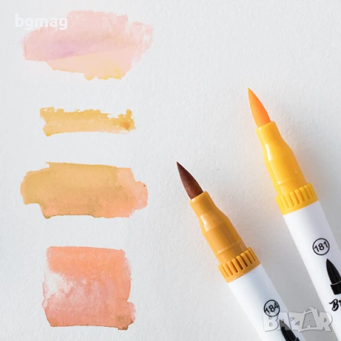 Ohuhu Maui Skin Tone Series маркери с два писеца тип четка и тънък писец, 36 цвята в телесни тонове, снимка 2 - Ученически пособия, канцеларски материали - 52183393