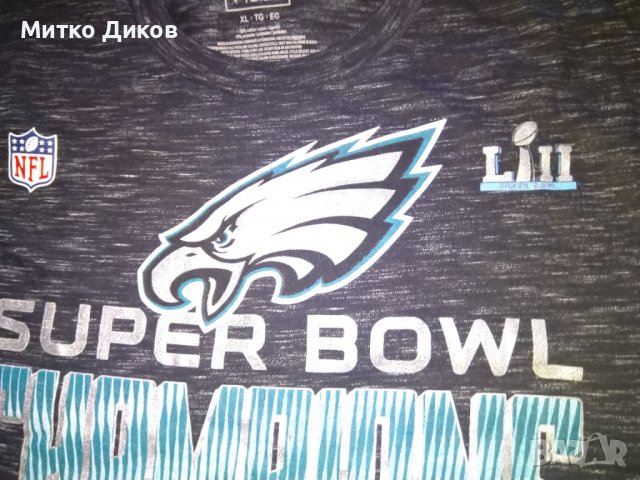 Тениска американски футбол Super Bowl LIII 2018г маркова на ПРО ЛАЙН размер ХЛ, снимка 2 - Други спортове - 37067664