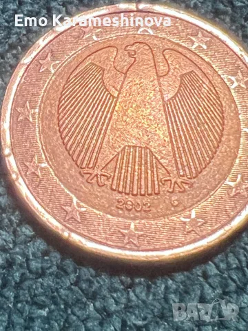 Монета 2 € Германска 2002 г., снимка 5 - Други ценни предмети - 56318058