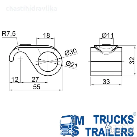Елемент за отваряне на заден капак 15162810, снимка 2 - Части - 49762610