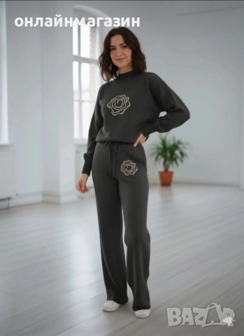 Дамски комплект Финно плетиво 