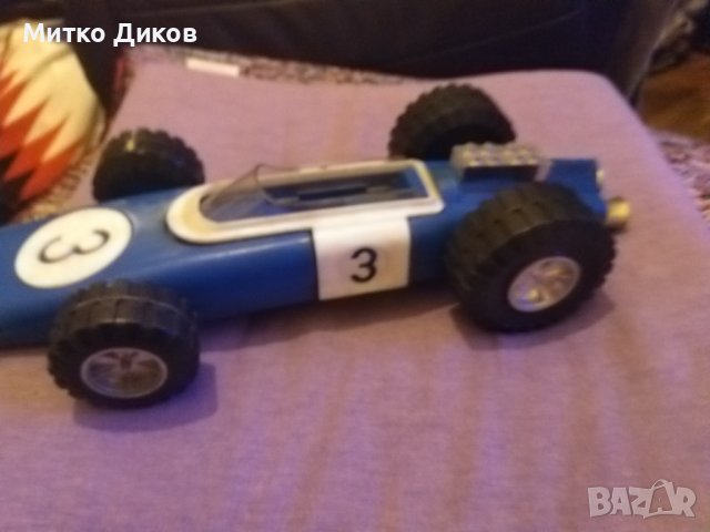 Формула-1 детска пластмасова количка от соца голяма  370х165х75мм, снимка 8 - Коли, камиони, мотори, писти - 42796216