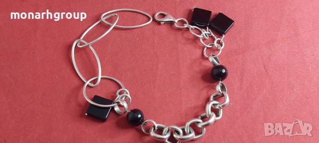 Сребърна гривна, снимка 3 - Гривни - 44233315