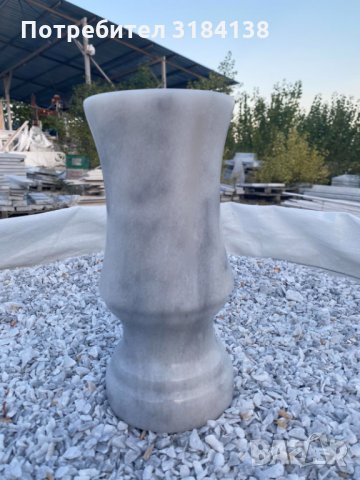 Мраморни вази, изработени от мрамор Кавала, снимка 2 - Вази - 34199509