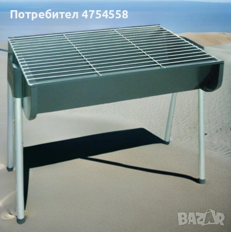 Метално барбекю на дървени въглища LAMARQUE LSQ-4831, снимка 4 - Барбекюта - 54073510