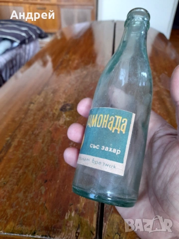 Стара бутилка от лимонада Промкомбинат Брезник, снимка 3 - Колекции - 53297951