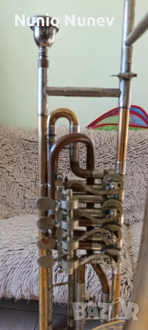 Вентилтромбон Welklang B 4 вентила, снимка 3 - Духови инструменти - 53164665