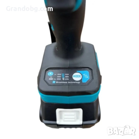 Немски Безчетков Акумулаторен Ударен Гайковерт – Винтоверт 36V 8Ah 850 N/m + подарък 3 бр. вложки и , снимка 4 - Винтоверти - 52185208