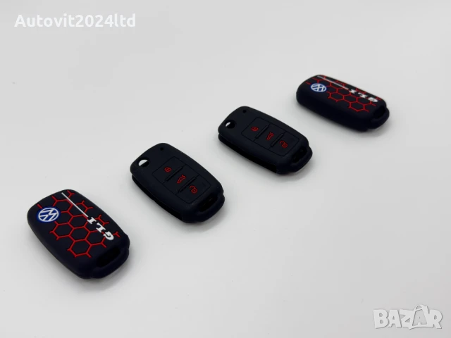 Силиконов калъф за ключ VW / Audi / Skoda / Seat, снимка 2 - Аксесоари и консумативи - 50753190