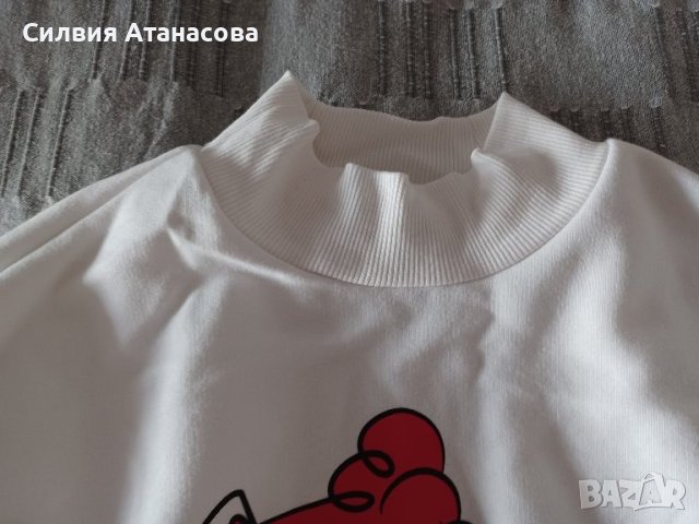 Блуза H&M къса нова, снимка 6 - Блузи с дълъг ръкав и пуловери - 42903323