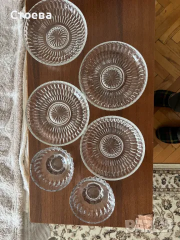 комплект стъклени съдове