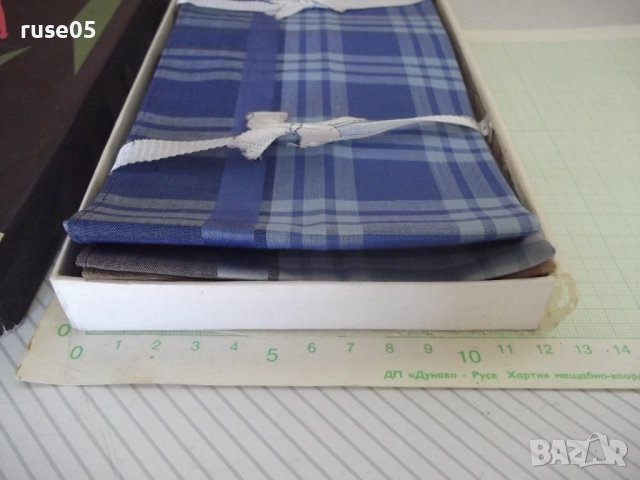 Комплект "LORD" памучни мъжки носни кърпички в кутия, снимка 2 - Други - 51787309