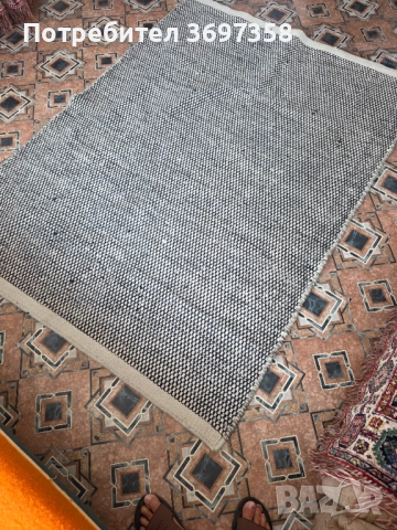 Индийски ръчно направен килим, снимка 2 - Килими - 51443040
