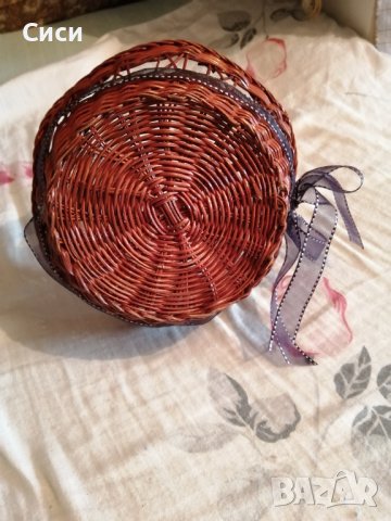 Плетени кошници, снимка 11 - Декорация за дома - 40299709