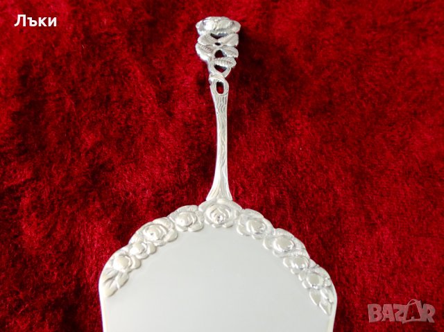 Посребрена шпатула Antiko,рози,барок. , снимка 2 - Прибори за хранене, готвене и сервиране - 35350199