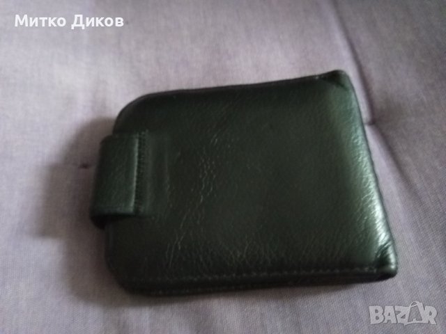Портфейл две С естествена кожа 115х90мм, снимка 2 - Портфейли, портмонета - 37628242