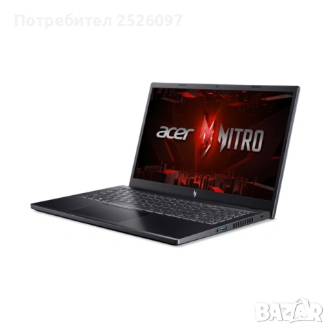 ACER Nitro V15/165Hz IPS/i9-13900H 24MB/RTX 4060 8GB/16GB DDR5/1TB/Гаранция, снимка 2 - Лаптопи за игри - 54214586