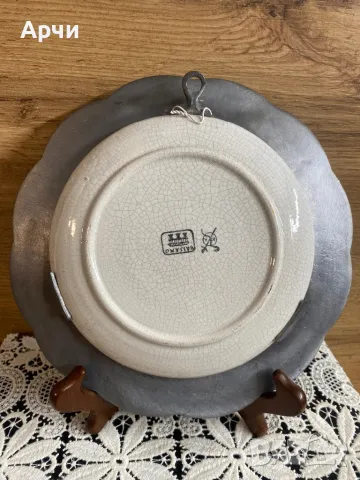 Винтидж чиния за стена -BASSANO, снимка 2 - Антикварни и старинни предмети - 48273257