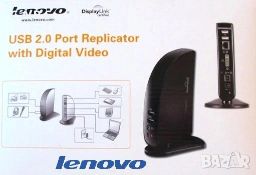 Lenovo USB 2.0 Port Replicator with Digital Video