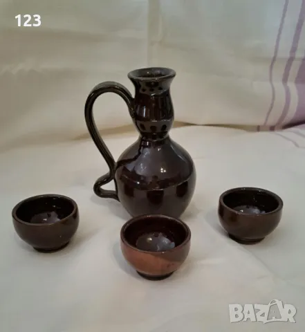 Продавам глинен сервиз за ракия! 