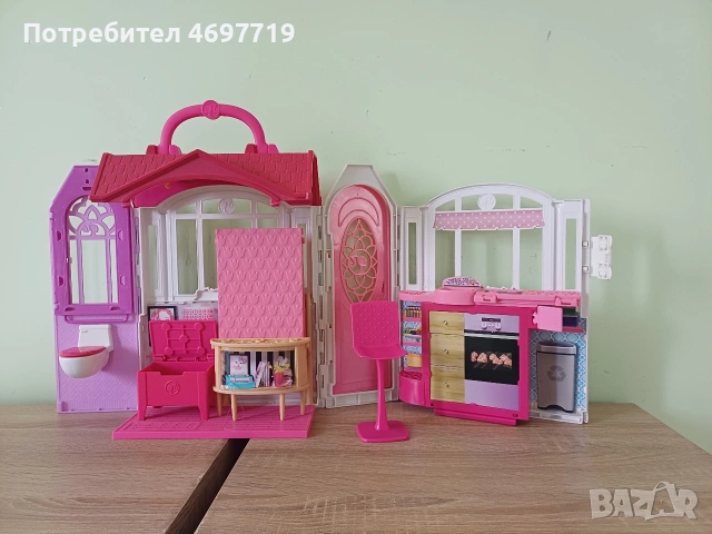 Преносима къща на Барби, снимка 8 - Кукли - 54266066
