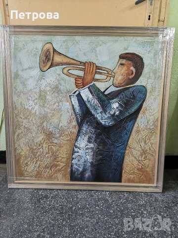 Голяма маслена картина. , снимка 2 - Картини - 53961587