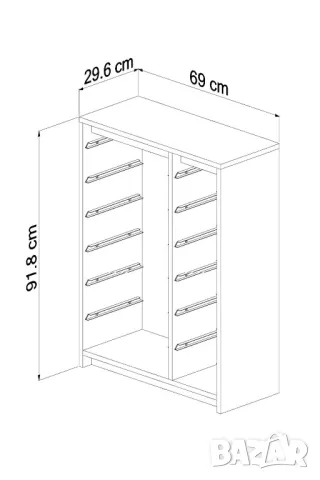 Мултифункционален шкаф за съхранение, снимка 9 - Шкафове - 48484316