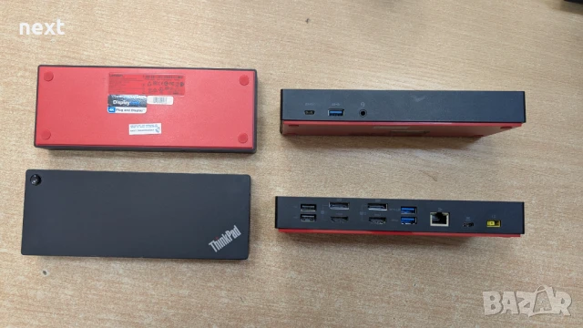 Докинг станция Lenovo ThinkPad Hybrid USB-C Dock 40AF + Гаранция, снимка 2 - Лаптоп аксесоари - 50471430