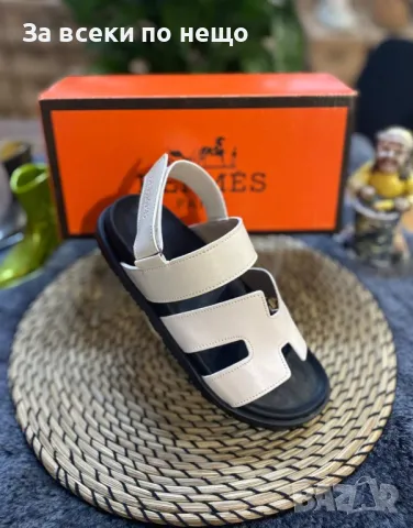 Hermes Дамски Сандали Хермес - Налични Различни Цветове Код E228, снимка 2 - Сандали - 50411966