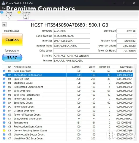 Хард дискове за лаптоп (2.5") - 1TB, 750GB, 500GB, 320GB, 250GB (Тествани), снимка 9 - Твърди дискове - 55946856