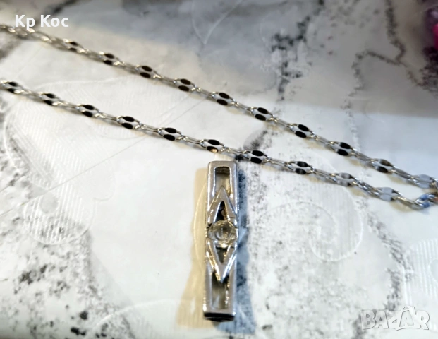 Мини колие с висулка 💎 неръждаема стомана | елегантно бижу | подарък