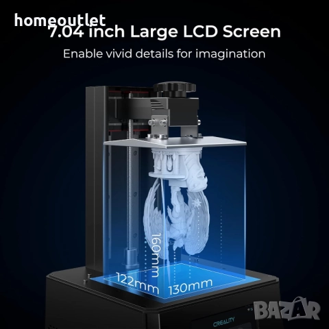 ПРОМОЦИЯ 3D принтер CREALITY HALOT-ONE PRO CL-70 – висока прецизност и модерна светлинна технология, снимка 7 - Друга електроника - 52802900