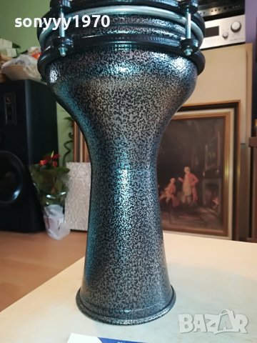 тарамбука 30см сива перла-металик 2403231037, снимка 6 - Ударни инструменти - 40117748