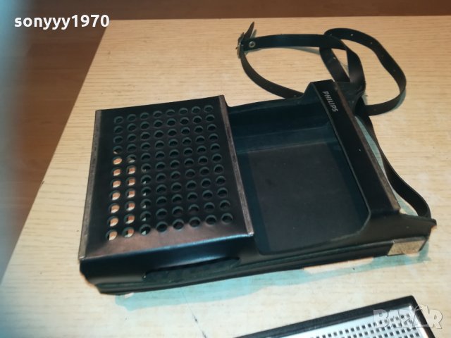 philips ретро магнет с кожен кеис 1303211807, снимка 8 - Радиокасетофони, транзистори - 32148163