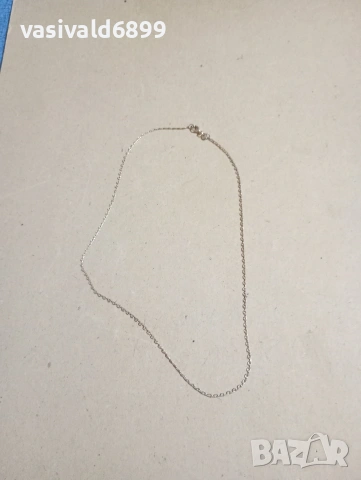 Посребрено синджирче , снимка 2 - Колиета, медальони, синджири - 53882134