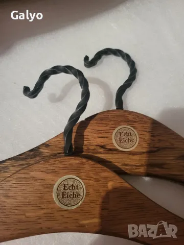 Стара закачалка от масивно дърво и ковано желязо, снимка 9 - Закачалки - 50236856