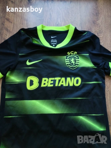 NIKE Sporting Lisbon 22-23 Away Kit Released - мъжка футболна тениска С, снимка 4 - Тениски - 53167345